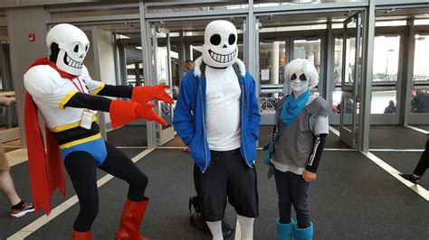 Undertale cosplay - Papyrus, Sans, and Underswap Sans | Undertale ...