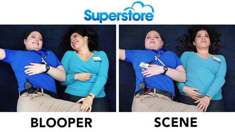 Superstore - Bloopers vs Scenes (Season 1-5) - YouTube