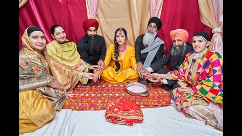 Wedding Highlights|Punjabi Wedding|Sikh Wedding| Maiyan Ceremony ...