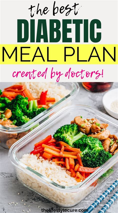 A Simple DIABETIC Meal Plan - Created by Doctors! | Diabetic friendly ...