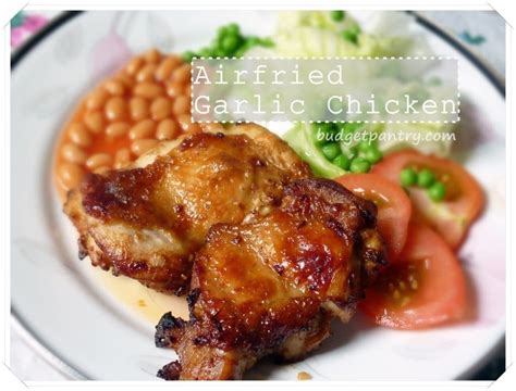 Airfried Garlic Chicken Chop with Worcestershire Sauce