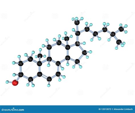 Molecule Cholesterol 3D Chemistry Stock Photography - Image: 12012872