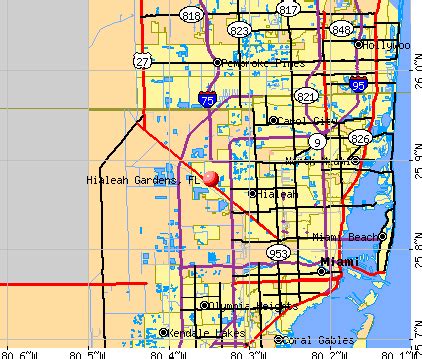 Hialeah Gardens, Florida (FL 33018) profile: population, maps, real ...