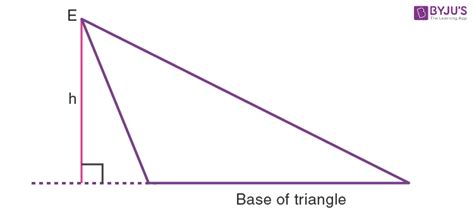 What is Altitude of a Triangle? Definition, Formulas and Examples