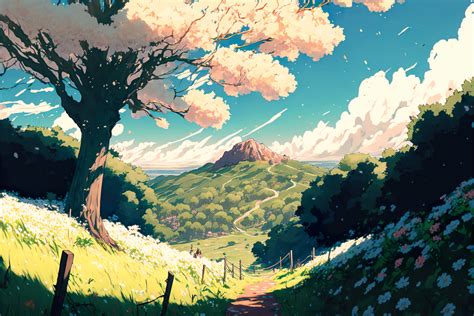 ArtStation - Stunning anime landscape