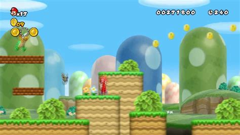 New Super Mario Bros Wii Gameplay (W1, level 1, 2, 3) Full HD - YouTube