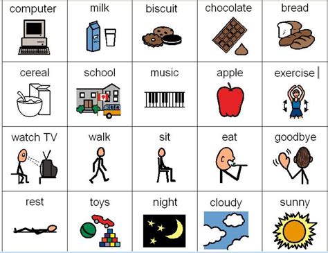 Free Printable Pecs Pictures Autism