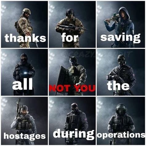 Rainbow Six Siege Memes | Rainbow six siege memes, Rainbow meme ...