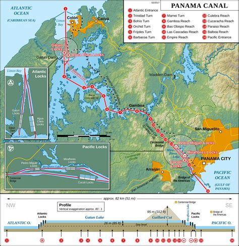 The Panama Canal mapped - Vivid Maps