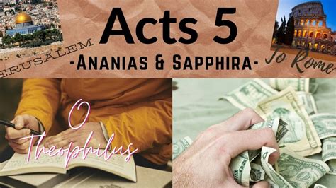 Acts 5 Ananias & Sapphira Lie - YouTube