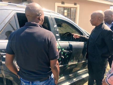 Seeing Magaqa's bullet-riddled car left me shocked: Malema