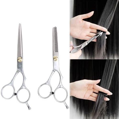 1set Hair Cutting Thinning Scissor Salon Hairdressing Scissors Hair ...