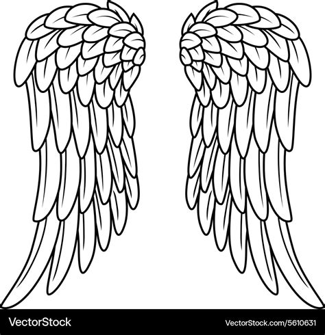 Angel Wings Cartoon Stock Vector Image 52777171 | Images and Photos finder