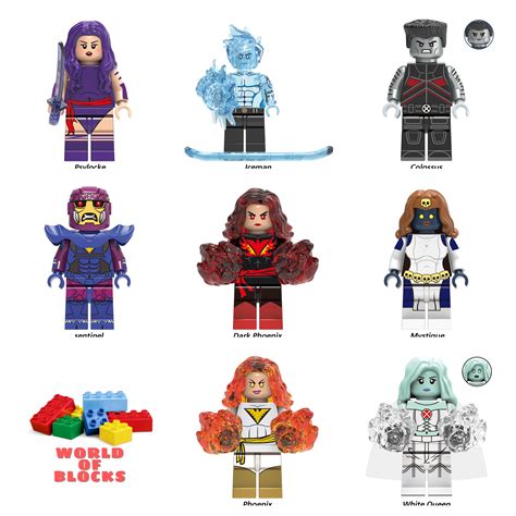 Building Block X-men Minifigure Lego Minifigure Movie Set - Etsy