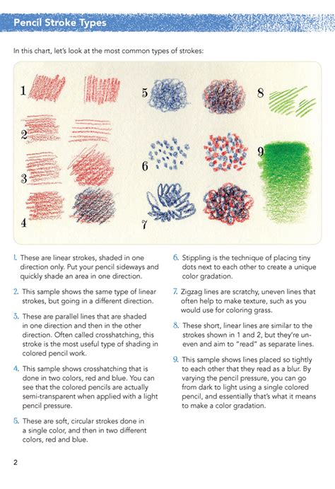 Colour pencil shading techniques pdf