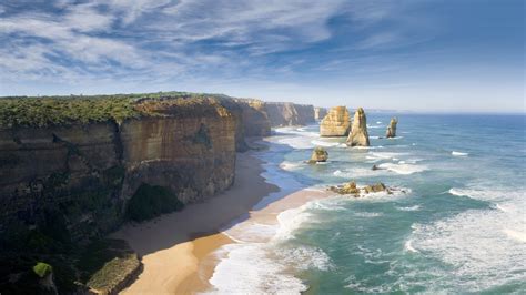 Fond d'écran : 3840x2160 px, Australie, plage, falaise, côte, Great ...