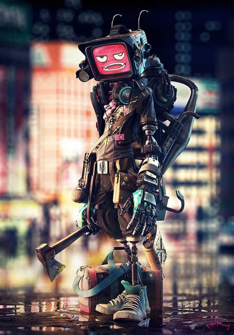 NOD Robot Neon, technic, neon, robot, nod, HD wallpaper | Peakpx