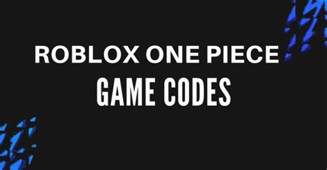 A One Piece Game Codes in Roblox