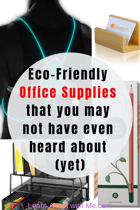 Eco-friendly Office Supplies you may not know about | Eco friendly ...