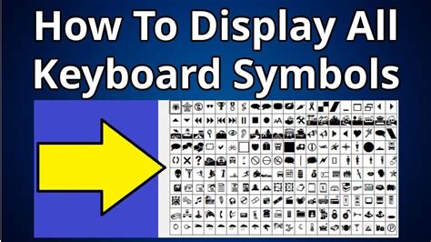 How To Display All Keyboard Symbols (With images) | Keyboard symbols ...