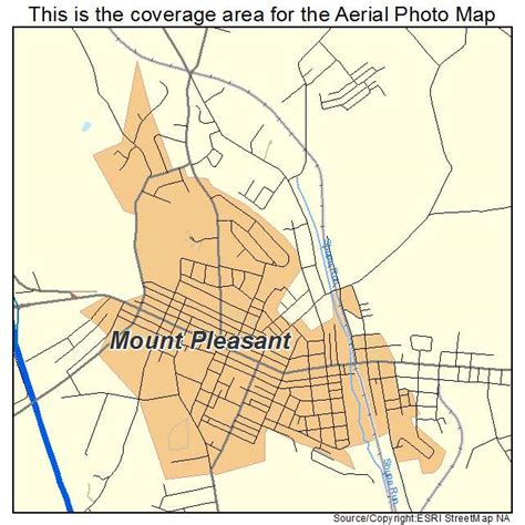 Aerial Photography Map of Mount Pleasant, PA Pennsylvania