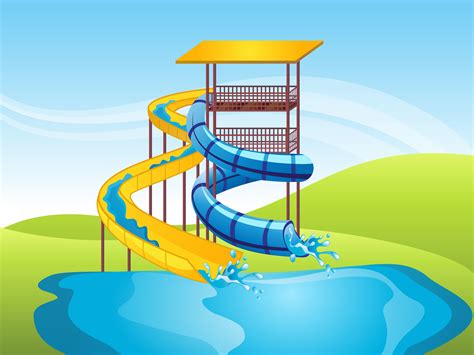 water slide clipart, Largest Water Slides in the World - Geyser Falls ...