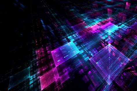 HD wallpaper: Colorful, Grid, Neon lights, 3D, Cubes, 5K | Wallpaper Flare