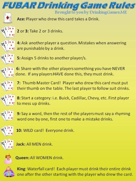 Card Games For 3 Drinking