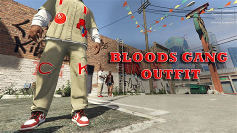 Bloods Hood Day - Gang Outfit for Franklin - GTA5-Mods.com