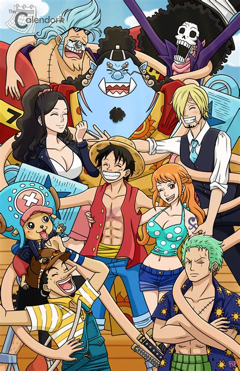 One Piece Straw Hat Crew Group Hug Print – The Calendork