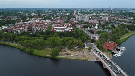 aerial boston video harvard university campus Stock Footage Video (100% ...