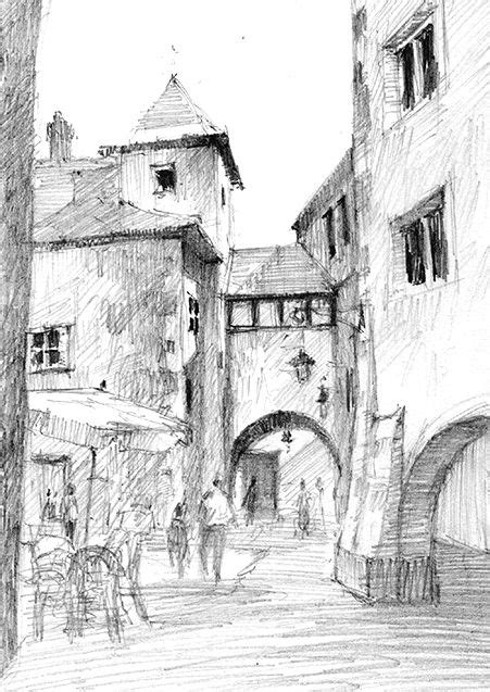 The Art of Drawing | Urban sketching, Landscape sketch, Landscape drawings