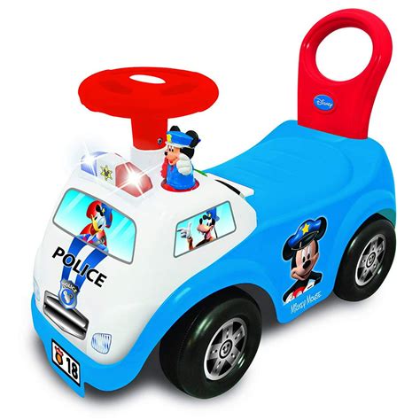 Kiddieland Disney Mickey Mouse My First Mickey Police Car Light and ...