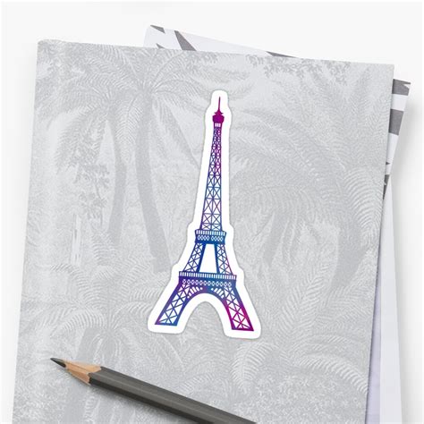 "Eiffel Tower Paris" Sticker by MartaOlgaKlara | Redbubble