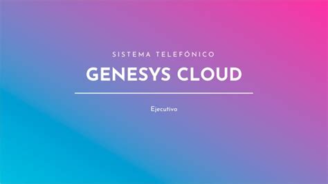 Genesys Cloud