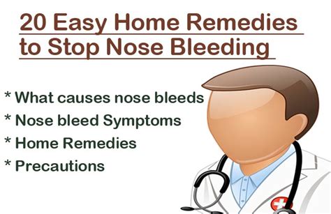 20 Easy Home Remedies to Stop Nose Bleeding in Children and Adults fast