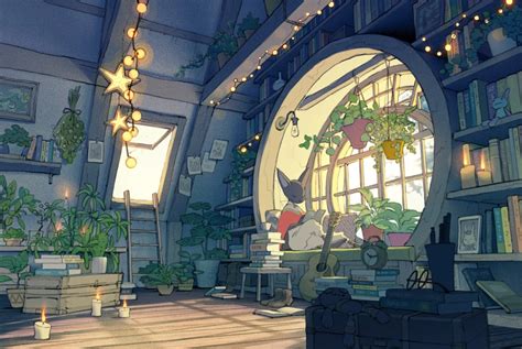 Reading a book [Sh1M4da] : ImaginarySliceOfLife | Environment concept ...