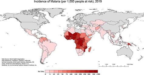 Malaria Prevalence World Map