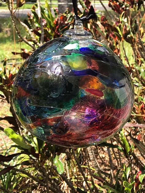 Hand Blown Glass Witches Ball 2 - Etsy