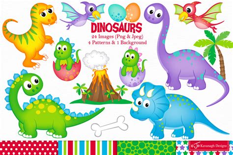 Dinosaur clipart, Dinosaurs graphics & Illustrations, T-rex (74845 ...