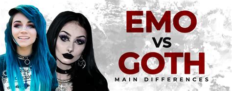 Emo vs Goth - 10 Ways to Know the Difference | RevXval Emo