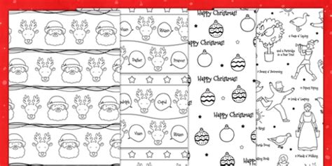 Christmas Printable Wrapping Paper