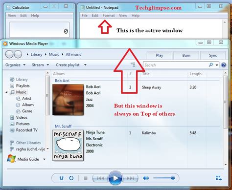 How to make selected Window to appear always on Top of other windows ...