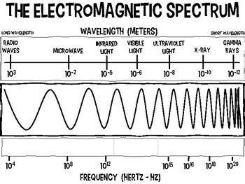 Electromagnetic Spectrum Coloring Worksheet - Kid Worksheet Printable