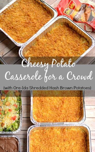 Cheesy Potato Casserole with Ore-Ida Shredded Hash Brown Potatoes #shop ...