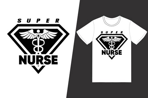 Super Nurse Nurse day design. Nurse t-shirt design vector. For t-shirt ...