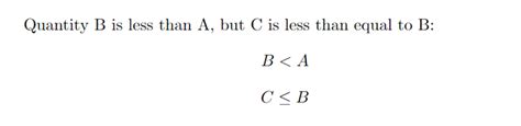 How to Write and Use Less Than Symbol in LaTeX