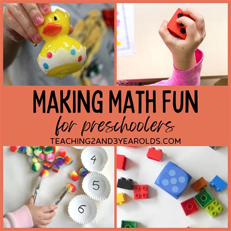 How to Make Fun Math Activities for Preschoolers