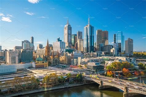 Melbourne city skyline in australia featuring melbourne, skyline, and ...