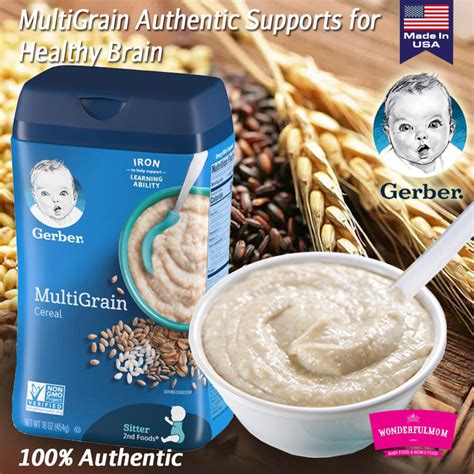 Gerber - MultiGrain Cereal - Wonderfulmom.lk